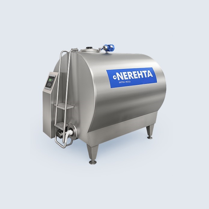 Горизонтальная установка охлаждения молока закрытого типа УОМЗТ 2500 «NEREHTA»