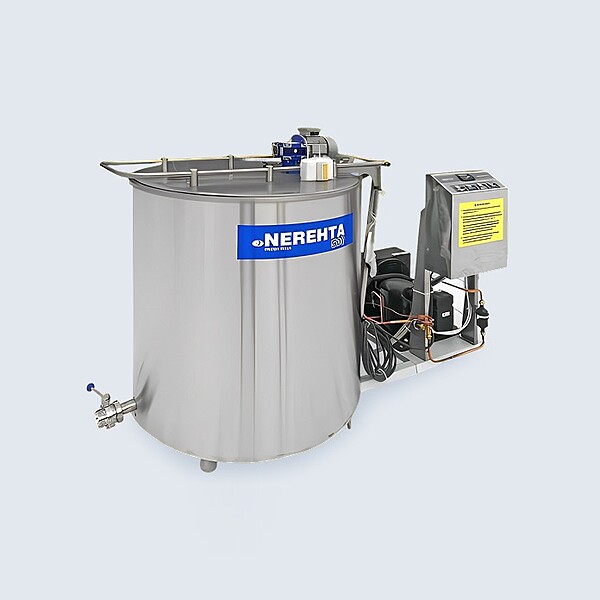 Вертикальная установка охлаждения молока открытого типа УОМ 1000-В «NEREHTA»